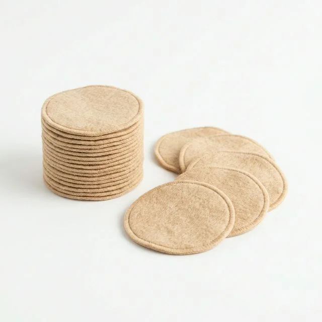 Organic Colored Cotton Disposable Cotton Pads