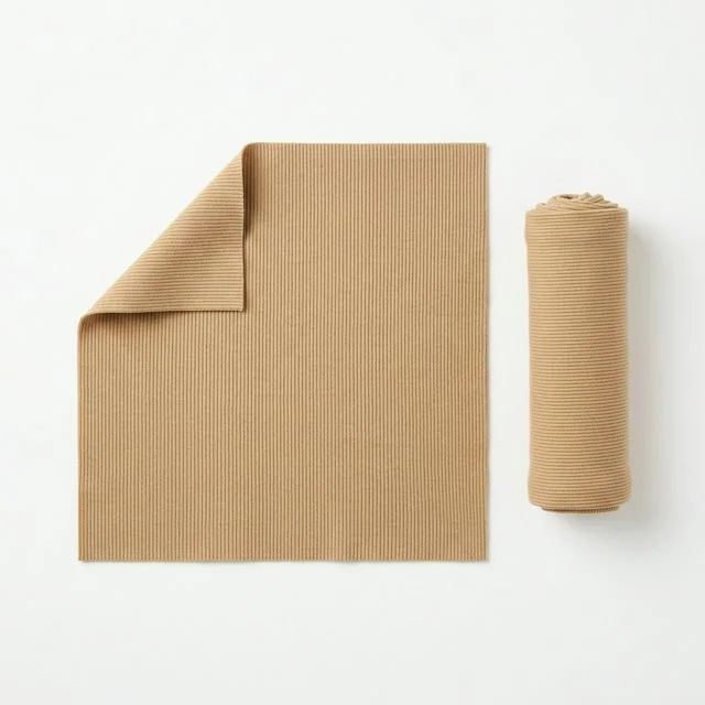 Organic Colored Cotton Rib Knit